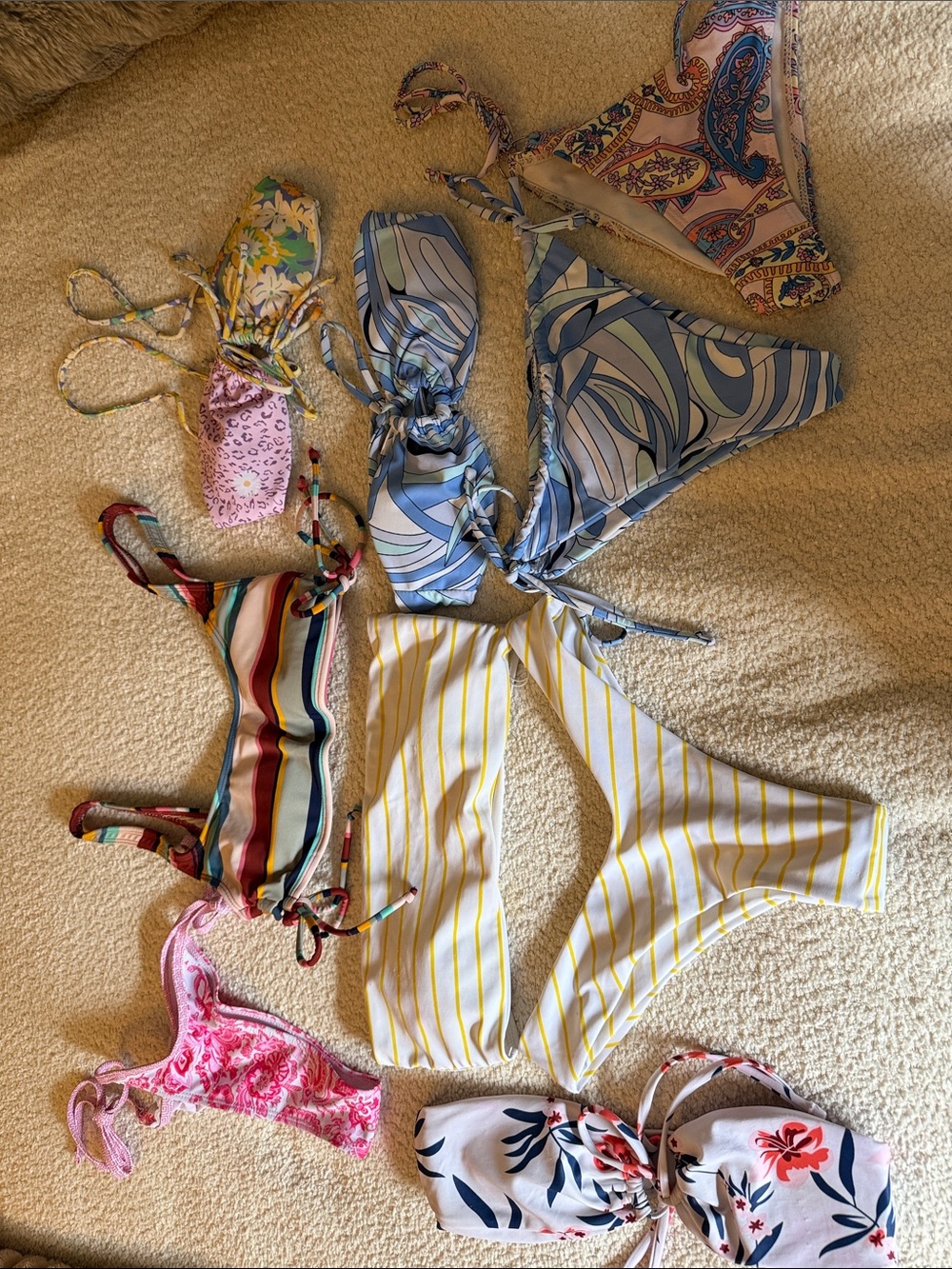 Assorted Women’s Bikini Set in Mixed Colors